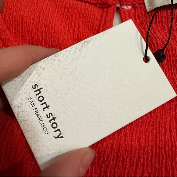 Astrologie short story sleeveless textured keyhole neck back tank top coral - Picture 3 of 3